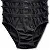 Saggio Athos Slip in Puro Cotone Mercerizzato Set 3 o 6 Pezzi Modello con Elastico Ricoperto Ottimo Confort e Aderenza Uomo NERO3PZ 5