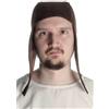 HEMAD Cappello vichingo medievale - feltro di lana - Marrone XL