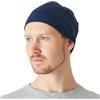 CHARM Cappello Invernale Unisex in 100% Cotone, Berretto Paraorecchie, Cuffia Uomo Invernale, Beanie Donna da Sci, Accessori Invernali & Abbigliamento Blu Navy