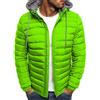 ORANDESIGNE Piumino Uomo Impermeabile Leggero Antivento ed Antipioggia, Giacca Autunnale Invernale da Uomo con Cappuccio Calda e Trapuntata B Verde XL