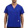 JONATHAN UNIFORM Casacca Sanitaria Uomo Cotone 3 Tasche, Scollo V Divisa Sanitaria Uomo Casacca Dentista Scrub Medico Infermiere OSS (Blu Oltremare, S)