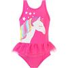 Harry Bear Costume da Bagno per Ragazze Pony Arcobaleno Rosa 18-24 Mesi