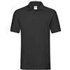 Fruit of The Loom - Polo da uomo, taglia XL, colore: Bianco Nero L