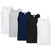 Fruit of the Loom - Maglietta intima da uomo sportiva, taglie dalla M alla 5XL, anche in un set di colori (1/5 pezzi), XL