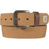 Carhartt Cinture da uomo casual robuste, disponibili in diversi stili, colori e dimensioni, tela marrone anatra, 38