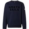 NORTH SAILS Felpa Bambino in Cotone Organico con Maxi Logo