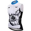 JPOJPO Maglia da ciclismo da uomo, senza maniche, S-3XL, riflettente, 3 tasche