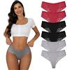 Hialegion Mutande Pizzo Donna Slip Bikini Donna Sexy Intimo Hipster Pizzo Senza Cuciture Traspirante Taglie Forti 6 Pezzi 2XL