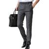 Oanviso Pantaloni da Abito Uomo Retro Tailored Trousers Classica Pantalone Eleganti Taglio Dritto Pantaloni da Lavoro Stile-Britannico Completo Chino A Grigio Scuro M