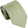 DQT Cravatta da sposa classica in twill tinta unita per uomo, Salvia