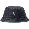 Johnny Urban Cappello Pescatore Uomo & Donna Nero Denim - Bob - Cappellino con Visiera - Berretto Estivo in Cotone - Bucket Hat per Sole, Mare, Viaggio - Cappelli a Secchielli - Impermeabile