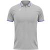 GIVOVA Polo Cotone Piquet Action Grigio Melange Chiaro/Bianco Tg. 2XL