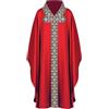 Generisch Clero Sacerdote Robe da Uomo Retro Vestito da preghiera Lungo Sacerdotale Celebrant Chasuble Chiesa Padre Tunica Tradizionale Cappotti Cattolici Ramadan Abbigliamento Cosplay Travestimento