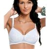 Lepel Reggiseno 380 Coppa B Leggermente Imbottito Colore Bianco (3 - M, Bianco)