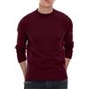 Hisir Maglione Uomo Invernale Girocollo Manica Lunga Caldo e Morbido Classico Top per Uomo