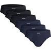 Nottingham Slip Uomo Cotone Mercerizzato, Art. 8000 Assortito 6pz XXL