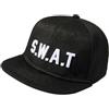Baddery SWAT - Berretto per bambini S.W.A.T, ricamo 3D, Nero , Taglia unica