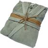 Fazzini Accappatoio unisex in spugna con cappuccio art. Square