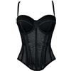 Woboren donna con reggiseno paillettes bustier crop top per feste Clubwear reggiseno slim gilet costume