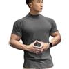 BERCIELY T-Shirt Uomo Sottile Comoda Estate Manica Corta Uomo Slim Fit Polo Shirt Uomo Giovanile Tinta Unita all-Match Revers Business Nuovo Casual T-Shirt Uomo I-Dark Grey2 XL