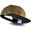 Soulbuddy Cappello Snapback Uomo e Donna - Cappellino con Visiera Piatta | Cappellino uomo con visiera piatta e patch vegana - cappello uomo e donna regolabile, look Mini-Me con il cappello bambino