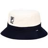 Fila Unisex Two Tone Cotton Twill Bucket Hat (Ivory/Peacoat)
