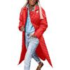 ORANDESIGNE Cappotto Donna Piumino Giacca Calda Cappotti Lungo Elegante Piumino Invernale Giubbotto Lungo con Cintura A Rosso S