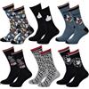 Ozabi Calzini da uomo DISNEY MICKEY MOUSE, Confezione 6 paia MICK24, 43-46