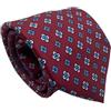 CARACCIOLO Cravatta Elegante in Seta Stile Classico Sartoria napoletana (ELEGANCE BORDEAUX)