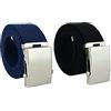 UPGRADE 3STYLE Cintura con fibbia scorrevole tipo militare (PACK2BLU-NERO)