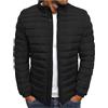 ORANDESIGNE Piumino Uomo Impermeabile Leggero Antivento ed Antipioggia, Giacca Autunnale Invernale da Uomo con Cappuccio Calda e Trapuntata A Nero S