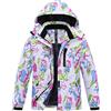 MoFiz Giacca Invernale Bambina Giacca sci Bambina Piumino Impermeabile Pile Antivento Giacche Ragazze Giacca In Softshell Con Cappuccio Verde L