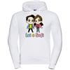 La Maglieria Nuovo!!! Felpa con Cappuccio Cartoon Me Contro Lui Fumetto e Sofi Fumetto Bambini Bambina Unisex Alta QUALITA! cod.10