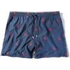 YAMAMAY - Costume Boxer con Tasche Laterali, Uomo, Sea Club, Blu Notte, Ricamato