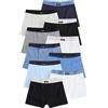 NEXT Ragazzo Confezione da 10 Boxer Aderenti Morbidi Blu/Grigio 11 Anni-12 Anni