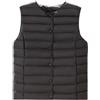 HAXNOHEY Gilet Smanicato Donna Gilet Piumino Donna Leggero Giubbotto Imbottito Smanicato Donna Gilet Trapuntato Sottogiacca Donna Giubbino Giacchetto Giacca Smanicato Piumini Gilet Senza Maniche Donna Nero M