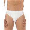 GARDA - 6 Slip Uomo Vita Bassa, Elastico Infilato Cotone Elasticizzato Art. 3945 (Bianco, 6/XL)