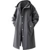 MaNMaNing Giacca Antivento Con Cappuccio, Impermeabile Lungo Cappotto Uomo Elegante Cappotti Lunghi Uomo Giacche Eleganti Giubbotto Invernale Giaccone Marinaio Navy Maglione Cashmere