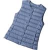 HAXNOHEY Gilet Piumino Donna Leggero Gilet Imbottito Donna Giubbotto Smanicato Donna Gilet Trapuntato Sottogiacca Donna Giubbino Giacchetto Smanicato Donna Invernale Piumini Gilet Senza Maniche Donna Blu 4XL