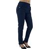 JOPHY & CO. Pantalone Donna in Cotone con Tasche (cod. 3020) (M, Blu)