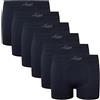 Liabel Boxer Seamless Art. LD-010. Conf. 6pz. Nero XXL