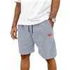 TARAINYA Velluto a Coste Pantaloncini Uomo Cotone Estivi con Coulisse | 65%cotone 35%poliestere,pantaloni corti uomo,spiaggia,casual,regular fit,elasticizzato,elastico in vita con cordino