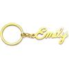 OTXIXTO Portachiavi con Nome Personalizzati per Donna Portachiavi con Lettere Acciaio Inossidabile Oro Argento Oro Rosa Portachiavi per Fidanzata (A2: Oro)