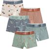 NEXT Ragazzo Confezione da 5 Boxer Aderenti Fantasia Mini Safari Print 3 Anni-4 Anni