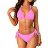 Aqua Eve Set Bikini da Donna, Costume da Bagno Triangolare a Due Pezzi, Costume da Bagno 2025