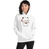 Andii Bubu and Dudu - Felpa unisex con cappuccio, Bianco, M