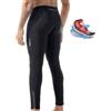 X-TIGER Pantaloni Lunghi Ciclismo Uomo 5D Gel Imbottito,Compression Mutande MTB Pantaloni Traspirante Asciugatura Rapida con 3 Tasche