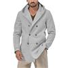 MaNMaNing Cappotto Classico Da Uomo Con Cappuccio Con A Cappotti Uomo Cappotto Lungo Trench Invernale Cappottino Lungo Coperta Cappuccio Giubbotto Invernale Trench Coat