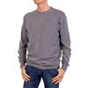 Marenza Girocollo Uomo Manica Lunga Misto Cashmere Seta Made in Italy (XXL, Grigio Ferro)