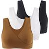 COLOMI Reggiseno Premaman Allattamento Reggiseno Allattamento in Cotone Senza Fili